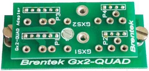 Gx2-QUAD Adapter for QUAD I/0 Modules (DRY5Q and others)