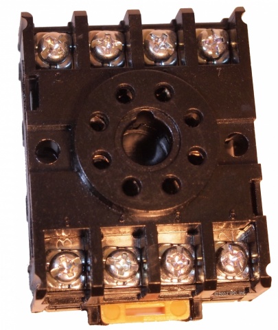 DIN8 Octal Relay Socket - top view