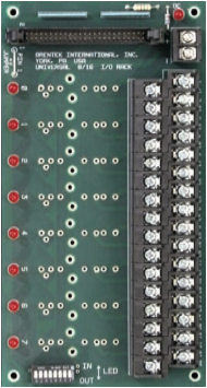 Brentek UNI-816 8-Position Universal I/O Rack 