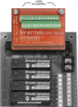Brentek IDC50-SRC 50-pin Sinking Driver Interface on I/O rack